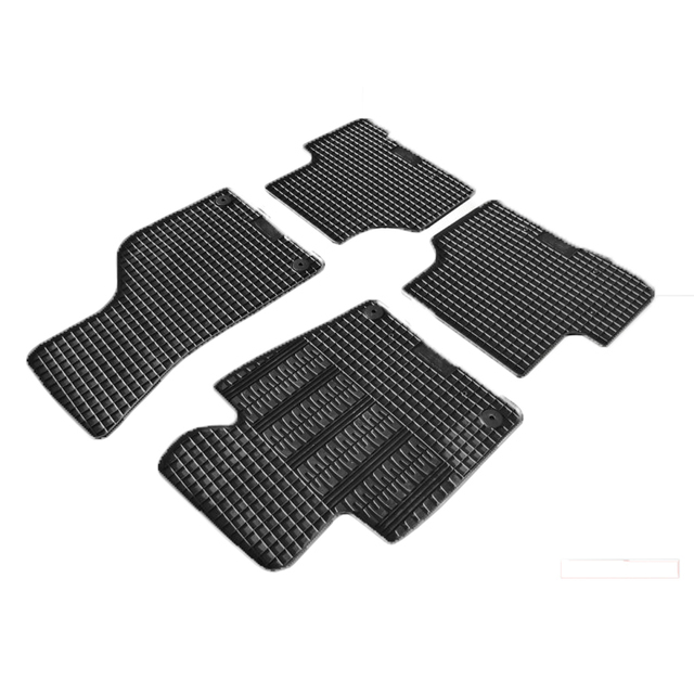 Cik - ΠΑΤΑΚΙΑ ΑΥΤΟΚΙΝΗΤΟΥ ΑΠΟ ΛΑΣΤΙΧΟ ΓΙΑ VW PASSAT B6 2005-2015 / PASSAT B7 2010-2015 ΣΕ ΜΑΥΡΟ ΧΡΩΜΑ ΜΕ ΚΟΥΜΠΩΜΑΤΑ - 4 ΤΕΜ. (RM.VW.0004/CK)