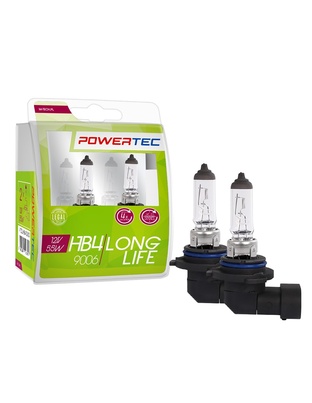 HB4 12V 55W 3.150K P22d POWERTEC ΛΑΜΠΑ LONG LIFE ΑΛΟΓΟΝΟΥ M-TECH - 2 ΤΕΜ.