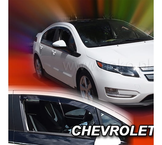 ΑΝΕΜΟΘΡΑΥΣΤΕΣ ΓΙΑ CHEVROLET VOLT 5D 2010-2015 ΖΕΥΓΑΡΙ ΑΠΟ ΕΥΚΑΜΠΤΟ ΦΙΜΕ ΠΛΑΣΤΙΚΟ HEKO - 2 ΤΕΜ.