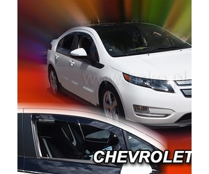 ΑΝΕΜΟΘΡΑΥΣΤΕΣ ΓΙΑ CHEVROLET VOLT 5D 2010-2015 ΖΕΥΓΑΡΙ ΑΠΟ ΕΥΚΑΜΠΤΟ ΦΙΜΕ ΠΛΑΣΤΙΚΟ HEKO - 2 ΤΕΜ.
