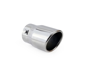 Amio - Άκρο Εξάτμισης MT-007 Στρογγυλό Inox για Απολήξεις 48-65mm Από Ανοξείδωτο Χάλυβα για Βελτίωση Εμφάνισης και Ήχου Αυτοκινήτου - 1 τεμ. (01307/AM)