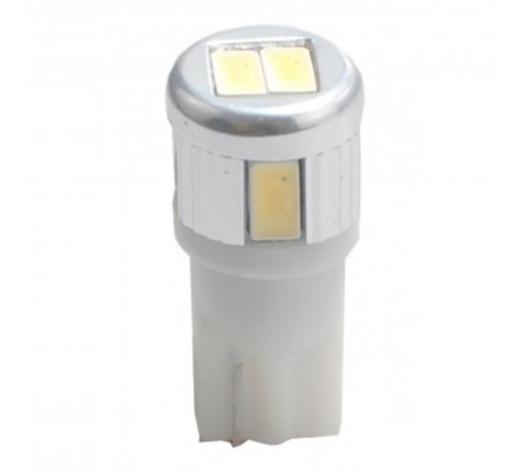 T10 W5W 12V W2,1x9,5d LED 6xSMD5730 ΛΕΥΚΟ (ΚΑΡΦΩΤΟ ΑΚΑΛΥΚΟ) BLISTER 2ΤΕΜ. M-TECH