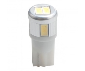 T10 W5W 12V W2,1x9,5d LED 6xSMD5730 ΛΕΥΚΟ (ΚΑΡΦΩΤΟ ΑΚΑΛΥΚΟ) BLISTER 2ΤΕΜ. M-TECH