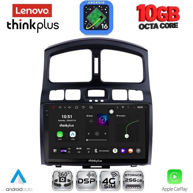 LENOVO LTM 11236_CPA (9inc) MULTIMEDIA TABLET for HYUNDAI SANTA FE mod. 2003-2006