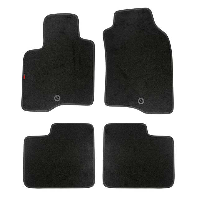 ΠΑΤΑΚΙΑ EXECUTIVE ΜΟΚΕΤΑ ΓΙΑ FIAT PANDA 02/2012-10/2020 / FIAT PANDA CROSS 10/2014-2020 ΣΕ ΜΑΥΡΟ ΧΡΩΜΑ ΧΩΡΙΣ ΚΟΥΜΠΩΜΑΤΑ LAMPA - 4 ΤΕΜ.