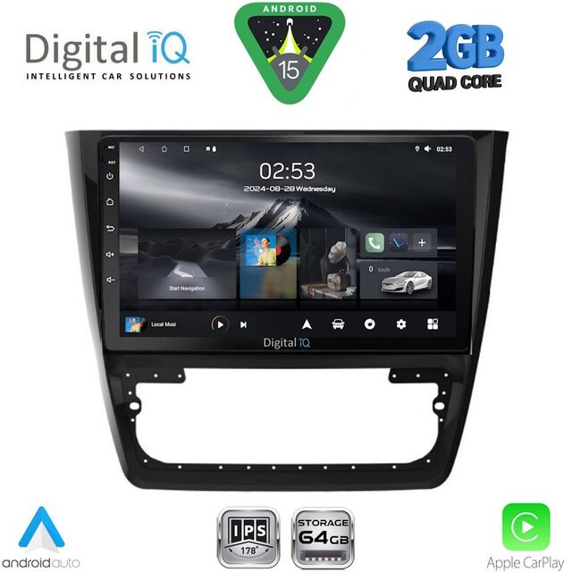 DIGITAL IQ RSD 1610_CPA (10inc) MULTIMEDIA TABLET for SKODA YETI mod. 2014-2017