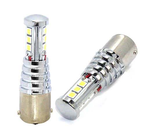 P21W 12V BA15s LED 9x3030chip PREMIUM LG ΛΕΥΚΟ (ΜΟΝΟΠΟΛΙΚΟ) 1ΤΕΜ.