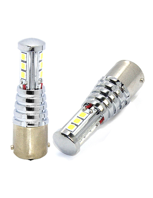 P21W 12V BA15s LED 9x3030chip PREMIUM LG ΛΕΥΚΟ (ΜΟΝΟΠΟΛΙΚΟ) 1ΤΕΜ.