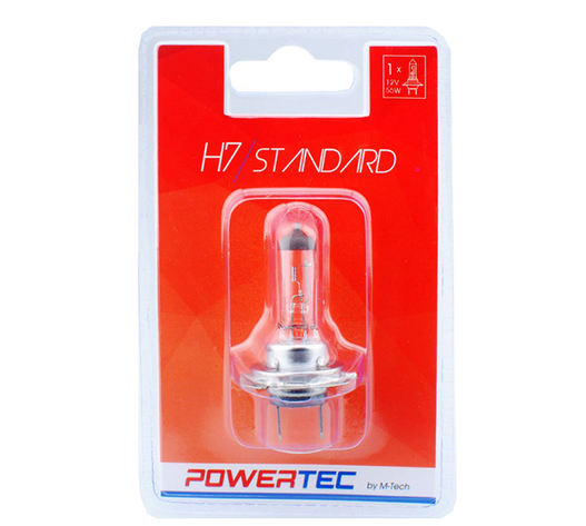 H7 12V 55W PX26d POWERTEC STANDARD ΑΛΟΓΟΝΟΥ 1ΤΕΜ.