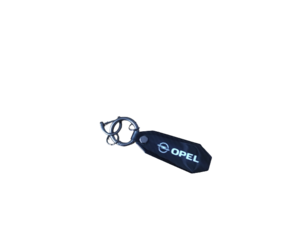 Μπρελόκ κλειδιών μαύρο look carbon - Opel
