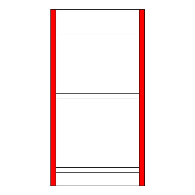 ΣΤΑΝΤ TYPE E+Y+V ΚΟΛΩΝΕΣ ΠΛΑΙΝΕΣ (ΖΕΥΓ 2ΤΕΜ.)