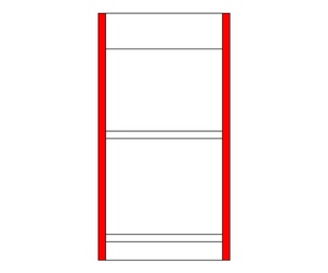 ΣΤΑΝΤ TYPE E+Y+V ΚΟΛΩΝΕΣ ΠΛΑΙΝΕΣ (ΖΕΥΓ 2ΤΕΜ.)