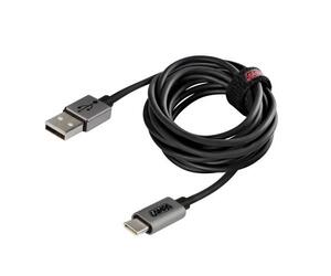 ΚΑΛΩΔΙΟ ΦΟΡΤΙΣΗΣ ΚΑΙ ΣΥΓΧΡΟΝΙΣΜΟΥ USB TYPE C ULTRA SPEED 480MB/S 200cm SILVER LINE