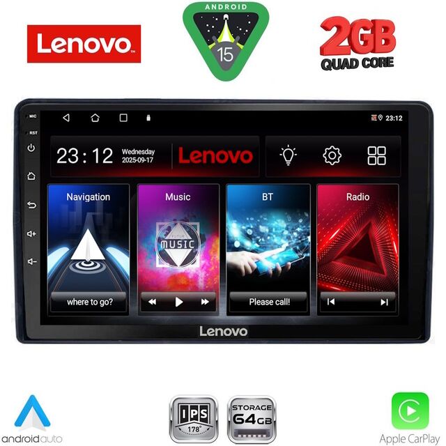LENOVO LVD 2081_CPA (9inc) MULTIMEDIA TABLET for CITROEN – PEUGEOT mod. 2008-2018