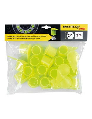 ΚΑΠΑΚΙΑ ΔΕΙΚΤΕΣ ΠΑΞΙΜΑΔΙΩΝ 27mm DUSTITE LR ΓΙΑ ΟΠΤΙΚΟ ΕΛΕΓΧΟ ΧΑΛΑΡΩΣΗΣ ΚΑΙ ΞΕΒΙΔΩΜΑΤΟΣ - 20 ΤΕΜ.