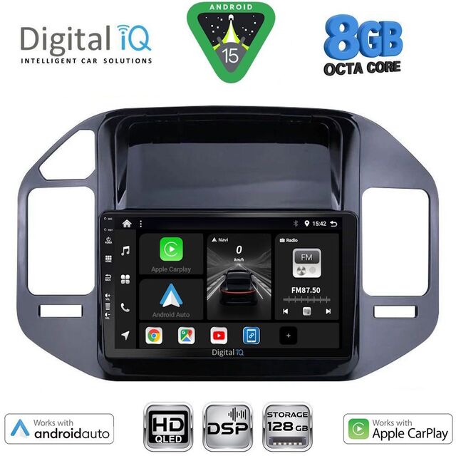 DIGITAL IQ BXF 18444BL_CPAA (9inc) MULTIMEDIA TABLET for MITSUBISHI PAJERO mod. 1999-2006