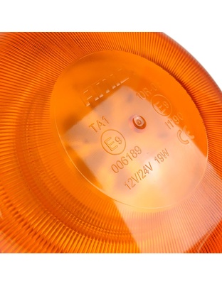 Amio - ΦΑΡΟΣ W03SB 12V/24V 36LED ΒΙΔΩΤΟΣ (ΜΟΝΗ ΒΙΔΑ) ΠΟΡΤΟΚΑΛΙ IP56 - 1 ΤΕΜ. (02294/AM)