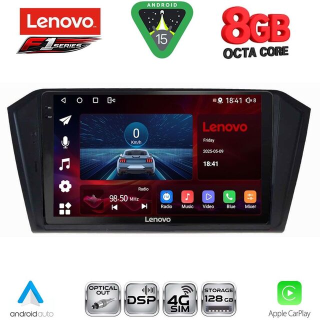 LENOVO SSR 10750_CPA (10inc) MULTIMEDIA TABLET for VW PASSAT mod. 2016-2023