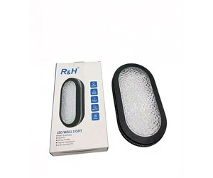 ΦΩΤΙΣΤΙΚΟΥ ΤΟΙΧΟΥ ΟΒΑΛ ΜΑΥΡΟ 20+20W  RH-06056