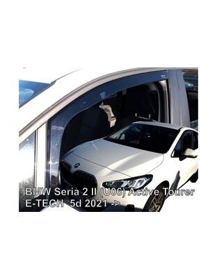 ΑΝΕΜΟΘΡΑΥΣΤΕΣ ΓΙΑ BMW 2 ACTIVE TOURER (U06) 5D 2021+  ΣΕΤ ΑΥΤΟΚΙΝΗΤΟΥ ΑΠΟ ΕΥΚΑΜΠΤΟ ΦΙΜΕ ΠΛΑΣΤΙΚΟ HEKO - 4 ΤΕΜ.