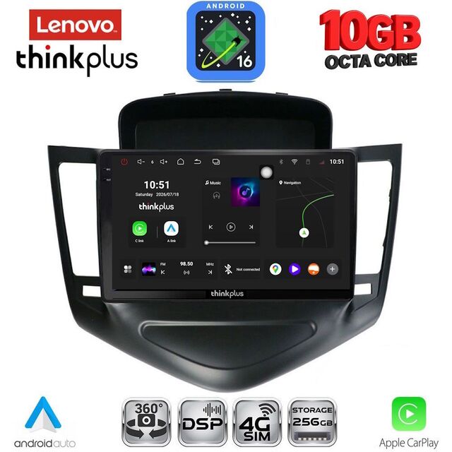 LENOVO LTM 11076A_CPA (9inc) MULTIMEDIA TABLET for CHEVROLET CRUZE mod. 2008-2012