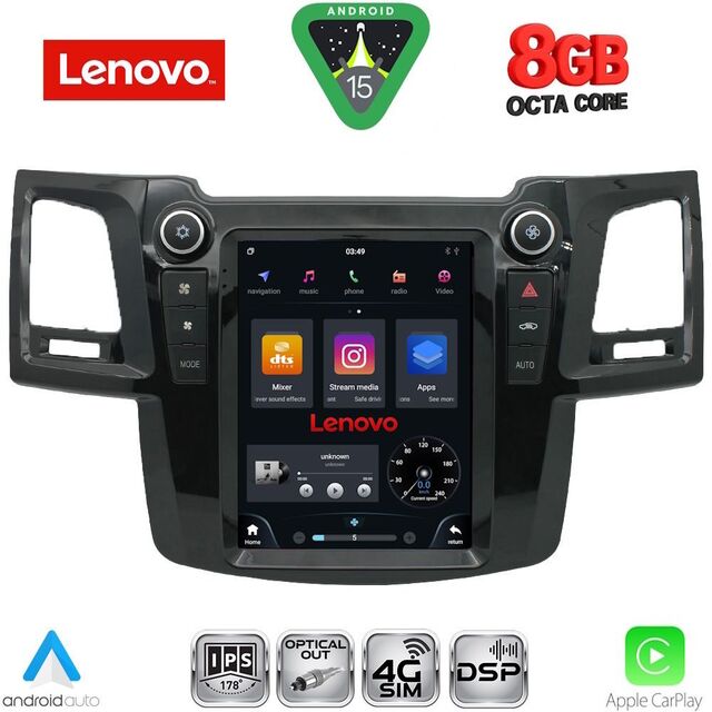 LENOVO SSW 10965_CPA TESLA STYLE for TOYOTA HILUX mod. 2005-2015