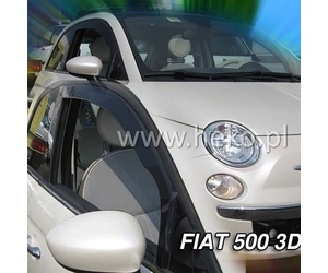 ΑΝΕΜΟΘΡΑΥΣΤΕΣ ΓΙΑ FIAT 500 3D 2007-2020 ΖΕΥΓΑΡΙ ΑΠΟ ΕΥΚΑΜΠΤΟ ΦΙΜΕ ΠΛΑΣΤΙΚΟ HEKO - 2 ΤΕΜ.