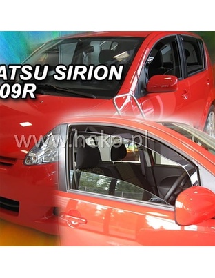 ΑΝΕΜΟΘΡΑΥΣΤΕΣ ΓΙΑ DAIHATSU SIRION 5D 2005-2010 ΖΕΥΓΑΡΙ ΑΠΟ ΕΥΚΑΜΠΤΟ ΦΙΜΕ ΠΛΑΣΤΙΚΟ HEKO - 2 ΤΕΜ.