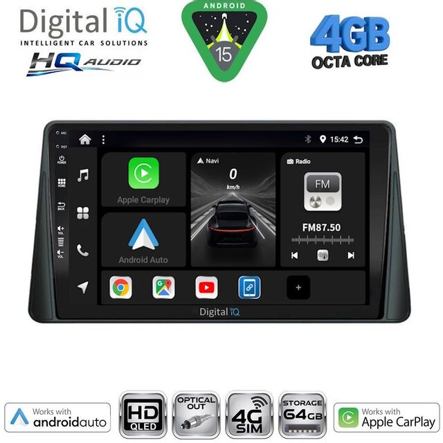 DIGITAL IQ BXK 19158_CPAA (9inc) MULTIMEDIA TABLET for FORD FOCUS mod. 2019-2025