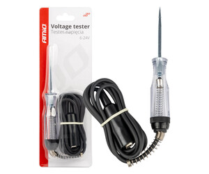 Amio - ΔΟΚΙΜΑΣΤΙΚΟ ΚΑΤΣΑΒΙΔΙ 6/24V (ΑΚΙΔΑ) HEAVY DUTY ΜΕ ΚΑΛΩΔΙΟ ΚΑΙ ΚΡΟΚΟΔΕΙΛΑΚΙ - 1 ΤΕΜ. (04273/AM)