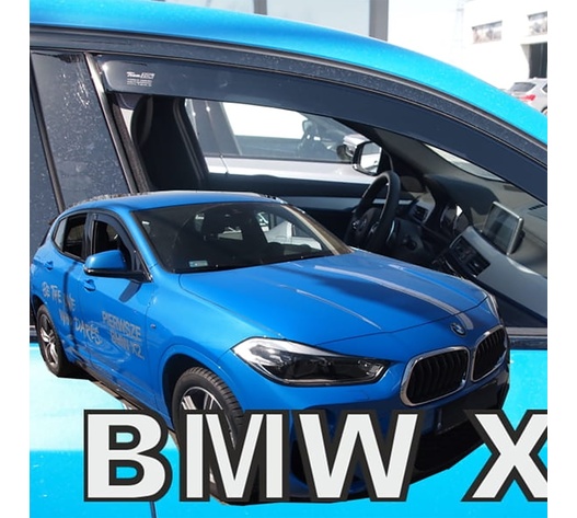 ΑΝΕΜΟΘΡΑΥΣΤΕΣ ΓΙΑ BMW X2 F39 5D 2018+ ΖΕΥΓΑΡΙ ΑΠΟ ΕΥΚΑΜΠΤΟ ΦΙΜΕ ΠΛΑΣΤΙΚΟ HEKO - 2 ΤΕΜ.