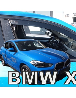 ΑΝΕΜΟΘΡΑΥΣΤΕΣ ΓΙΑ BMW X2 F39 5D 2018+ ΖΕΥΓΑΡΙ ΑΠΟ ΕΥΚΑΜΠΤΟ ΦΙΜΕ ΠΛΑΣΤΙΚΟ HEKO - 2 ΤΕΜ.