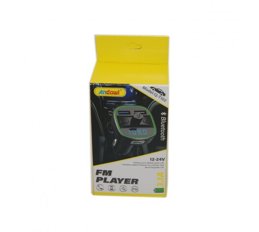 BLUETOOTH FM PLAYER 12-24V ANDOWL Q-T102