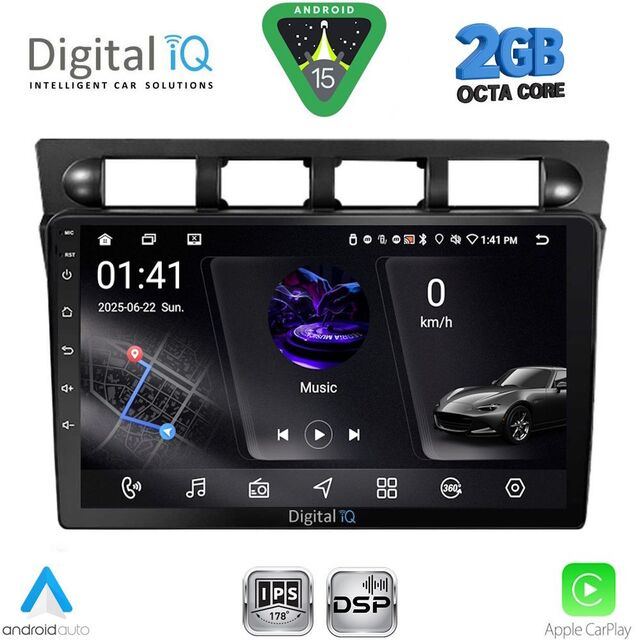 DIGITAL IQ RSF 4306_CPA (9inc) MULTIMEDIA TABLET for KIA PICANTO mod. 2004-2008