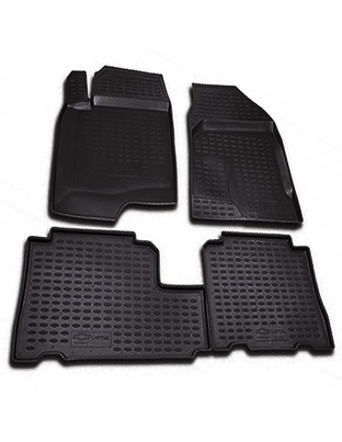 ΠΑΤΑΚΙΑ ΣΕ ΣΚΑΦΗ TPE ΛΑΣΤΙΧΟ ΓΙΑ CHEVROLET CAPTIVA 2006-2011  ΣΕ ΜΑΥΡΟ ΧΡΩΜΑ NOVLINE - 4 ΤΕΜ.