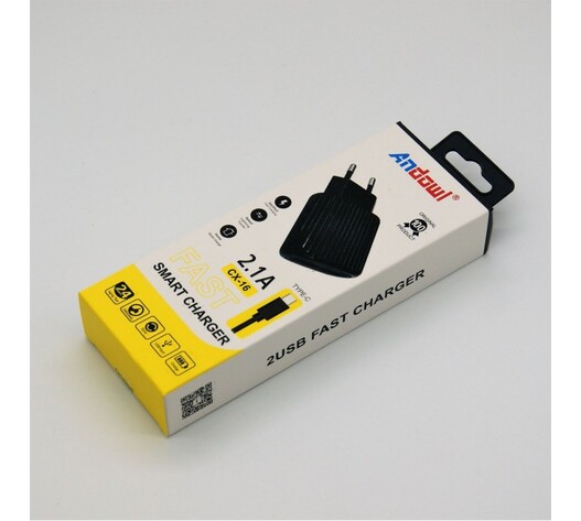 ΕΞΥΠΝΟΣ ΦΟΡΤΙΣΤΗΣ TYPE-C 2.1A ANDOWL PH-AN-4137
