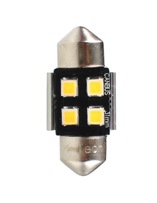 ΛΑΜΠΑΚΙΑ ΠΛΑΦΟΝΙΕΡΑΣ C5W/C10W 12V SV8.5 0,5W 31mm 4xSMD2835 LED OSRAM CAN-BUS ΛΕΥΚΟ 2ΤΕΜ. M-TECH