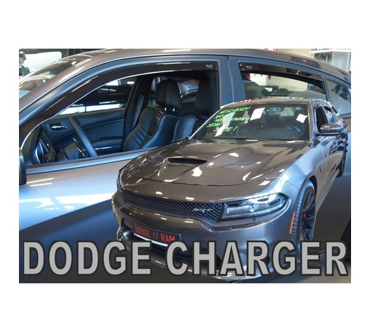 ΑΝΕΜΟΘΡΑΥΣΤΕΣ ΓΙΑ DODGE CHARGER 5D 2011+ ΣΕΤ ΑΥΤΟΚΙΝΗΤΟΥ ΑΠΟ ΕΥΚΑΜΠΤΟ ΦΙΜΕ ΠΛΑΣΤΙΚΟ HEKO - 4 ΤΕΜ.