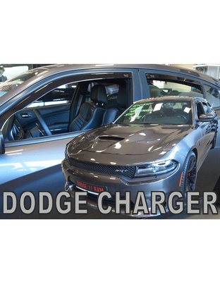 ΑΝΕΜΟΘΡΑΥΣΤΕΣ ΓΙΑ DODGE CHARGER 5D 2011+ ΣΕΤ ΑΥΤΟΚΙΝΗΤΟΥ ΑΠΟ ΕΥΚΑΜΠΤΟ ΦΙΜΕ ΠΛΑΣΤΙΚΟ HEKO - 4 ΤΕΜ.