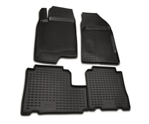 ΠΑΤΑΚΙΑ ΣΕ ΣΚΑΦΗ TPE ΛΑΣΤΙΧΟ ΓΙΑ CHEVROLET CAPTIVA 5D 2006-2011  ΣΕ ΜΑΥΡΟ ΧΡΩΜΑ NOVLINE - 4 ΤΕΜ.