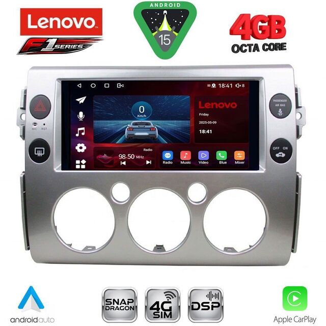 LENOVO SSQ 9717_CPA (9inc) MULTIMEDIA TABLET for TOYOTA FJ CRUISER mod. 2007-2022