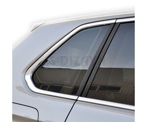 TRIM  ΠΑΡΑΘΥΡΩΝ (ΑΥΤΟΚΟΛΛΗΤΑ/ΧΡΩΜΙΟ) - 12 ΤΕΜ. ΓΙΑ VW TIGUAN 5D 2016+