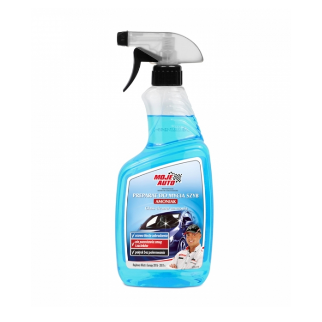Σπρέι καθαρισμού τζαμιών 650ml - MOJE AUTO