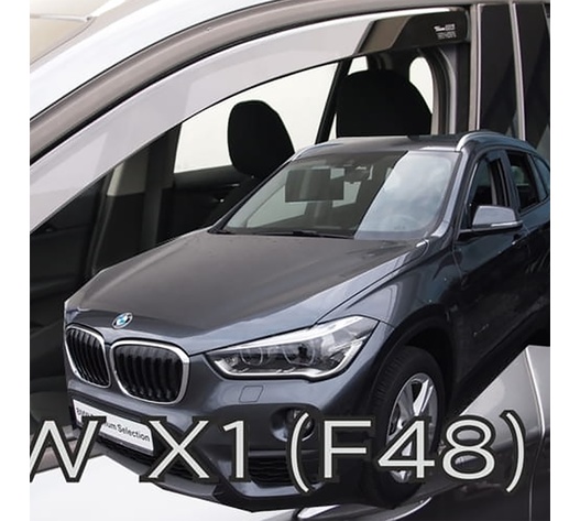 ΑΝΕΜΟΘΡΑΥΣΤΕΣ ΓΙΑ BMW X1 F48 5D 2015-2021 ΖΕΥΓΑΡΙ ΑΠΟ ΕΥΚΑΜΠΤΟ ΦΙΜΕ ΠΛΑΣΤΙΚΟ HEKO - 2 ΤΕΜ.