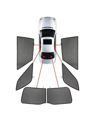CarShades - ΚΟΥΡΤΙΝΑΚΙΑ  CAR SHADES ΓΙΑ DACIA DUSTER 5D 2010+ - 6 ΤΕΜ. (PVC.DAC-DUS-5-A)
