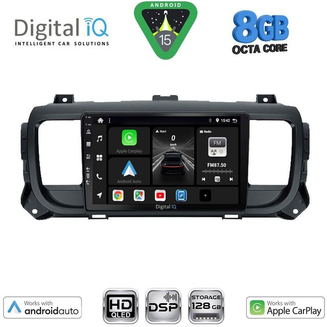 DIGITAL IQ BXF 18729_CPAA (9inc) MULTIMEDIA TABLET for CITROEN JUMPY-SPACETOURER – PEUGEOT EXPERT-TRAVELLER – TOYOTA PROACE mod. 2016-2026