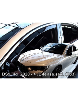 ΑΝΕΜΟΘΡΑΥΣΤΕΣ ΓΙΑ DS 9 (X83) 4D E-TENSE 2020-2023 ΖΕΥΓΑΡΙ ΑΠΟ ΕΥΚΑΜΠΤΟ ΦΙΜΕ ΠΛΑΣΤΙΚΟ HEKO - 2 ΤΕΜ.
