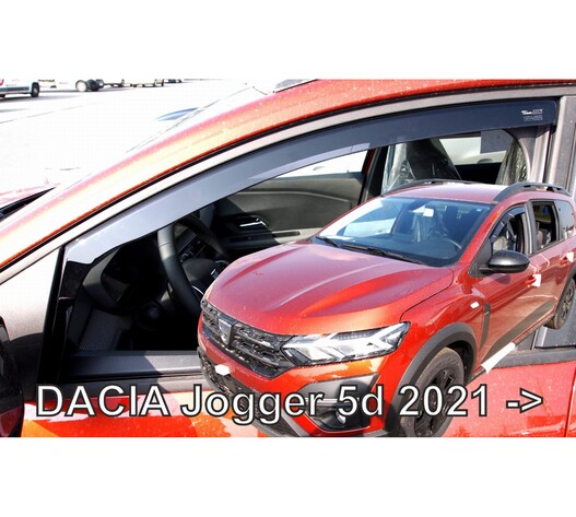ΑΝΕΜΟΘΡΑΥΣΤΕΣ ΓΙΑ DACIA JOGGER 5D 2021+  ΖΕΥΓΑΡΙ ΑΠΟ ΕΥΚΑΜΠΤΟ ΦΙΜΕ ΠΛΑΣΤΙΚΟ HEKO - 2 ΤΕΜ.