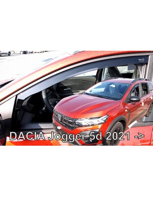 ΑΝΕΜΟΘΡΑΥΣΤΕΣ ΓΙΑ DACIA JOGGER 5D 2021+  ΖΕΥΓΑΡΙ ΑΠΟ ΕΥΚΑΜΠΤΟ ΦΙΜΕ ΠΛΑΣΤΙΚΟ HEKO - 2 ΤΕΜ.