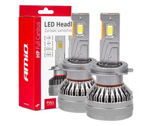Amio - ΛΑΜΠΕΣ H7 9>48V 6.500K 4.500lm 50W HP SERIES LED CAN-BUS (ΜΕ ΨΥΚΤΡΑ - 2 Τεμ. (03674/AM)
